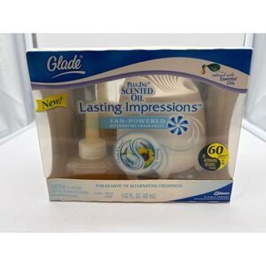 Glade PlugIns Scented Oil Lasting Impressions Fan Powered Clean Linen & Sunny